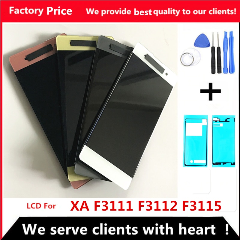 Pantalla Original para Sony XA, pantalla táctil de reemplazo LCD para Sony Xperia XA, digitalizador F3111 F3112