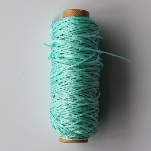 150D Lederen Gewaxt Draad Koord Leer Ambacht, 1Mm Diameter String Katoen Lijn Draad Lederen Stitching Tool Diy Materiaal 50Meter: skyblue thread