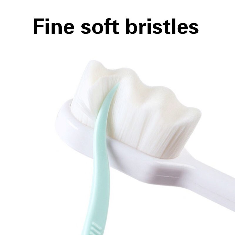 Soft Bristles Toothbrush Antibacterial Fiber Hair Abs Material Toothbrush For Pregnant Woman Child Adult Good Use Q3