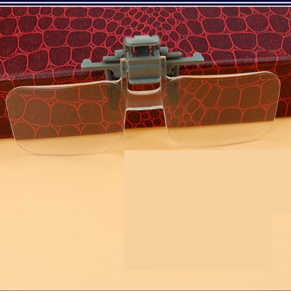 Acrylic Folding Eyeglass Clip On Magnifying Lens Flip Loupe Glass Style Handsfree Precise Head Magnifier Glasses Magnifiers