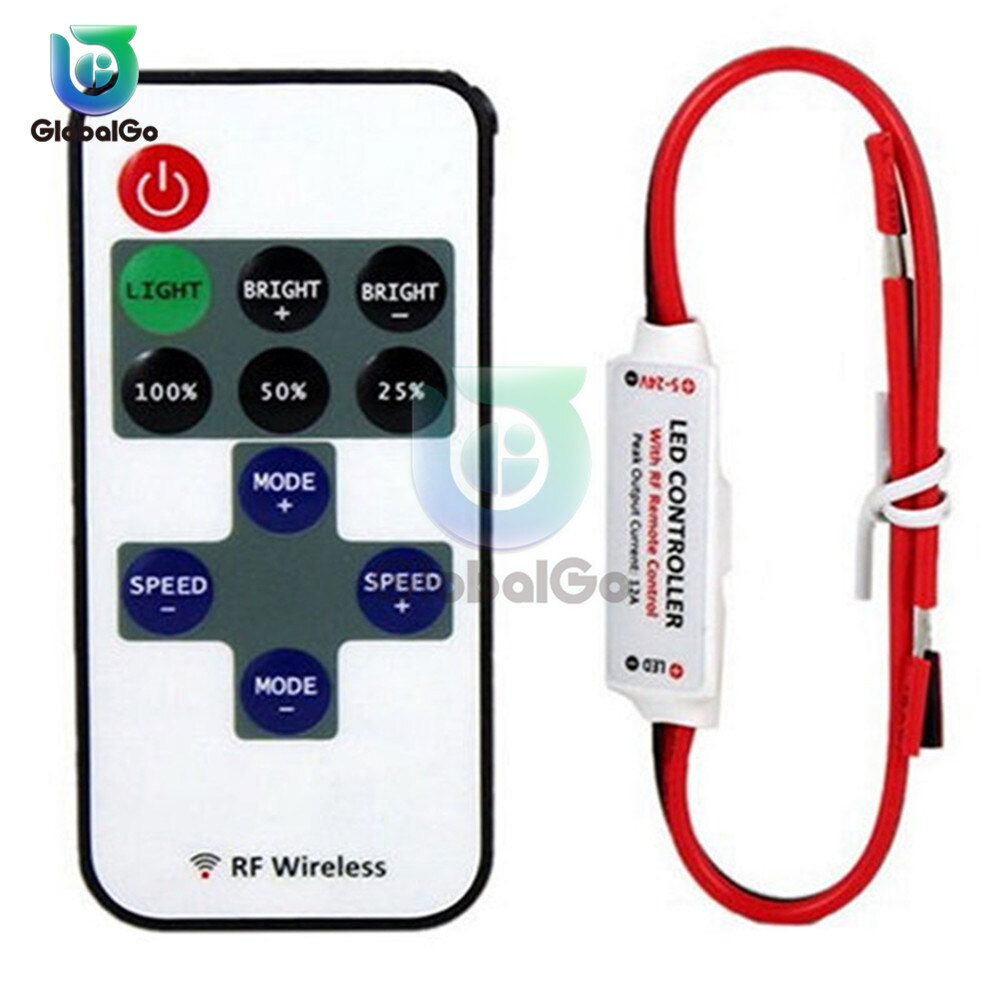8 Modes 12V LED RF Wireless Remote Control Switch ... – Vicedeal