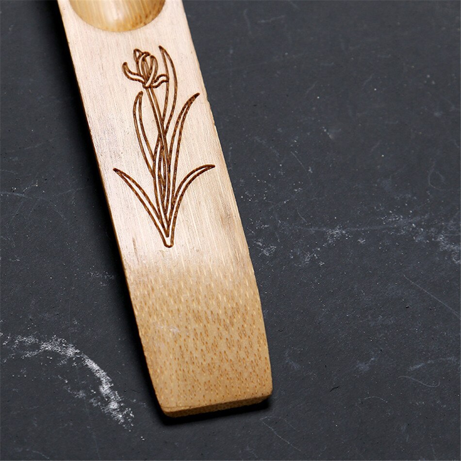 VOGVIGO Tea Spoon Wooden Exquisite Tea Scoops Teaspoon Teaware Accessories Tea Shovel for Home Teahouse Office