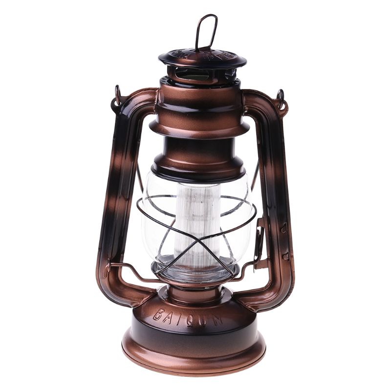 Vintage Led Lamp Lantaarn Energiebesparende Handheld Zaklamp Met Opknoping Haak Q0KF