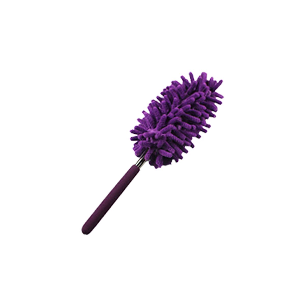 Extendable Telescopic Microfibre Duster Cleaning Brush Washable Table Car Anti-Static House Cleaning Brush 27-75 cm: Purple