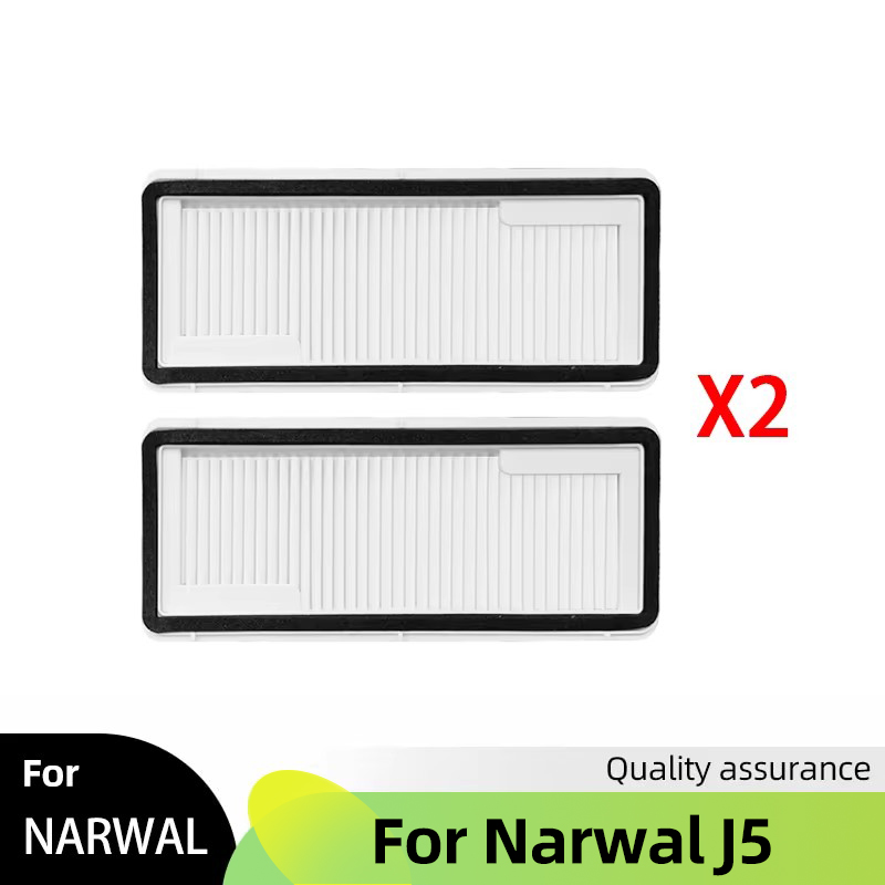 Fit For Narwal J5 Spare Parts Main Side Brush Cover Hepa Filter Mop Cloth Dust Bag Accessories Consumables: Orange