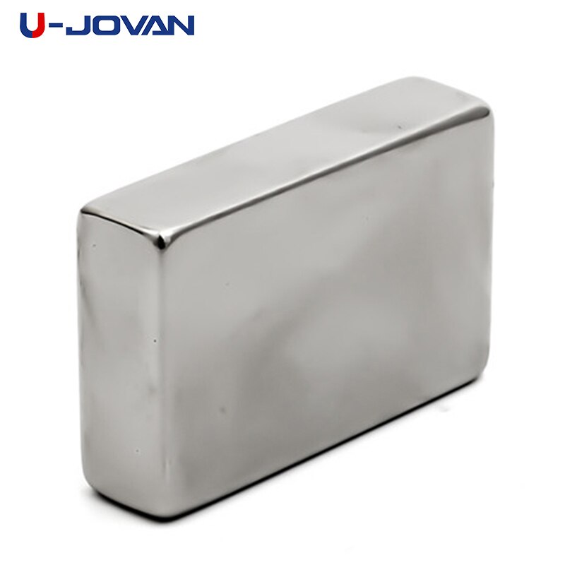 U-JOVAN Super Sterke N35 40X25X10Mm Cuboid Block Craft Zeldzame Aarde Permanet Krachtige Cube Neodymium Magneten
