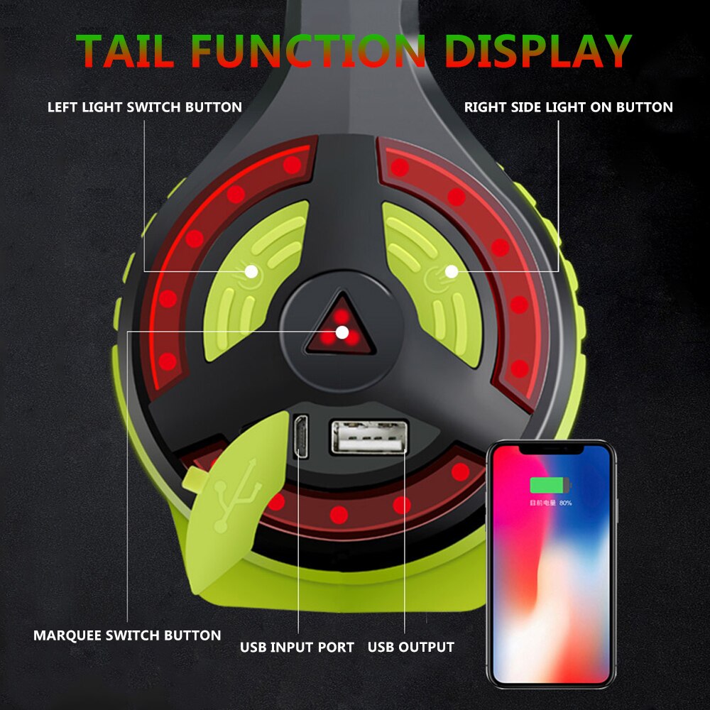 LED Portable Searchlight Powerful Work Light USB Rechargeable Flashlight Ultra-long Standby Torch OUTPUT Power Reserve Lantern