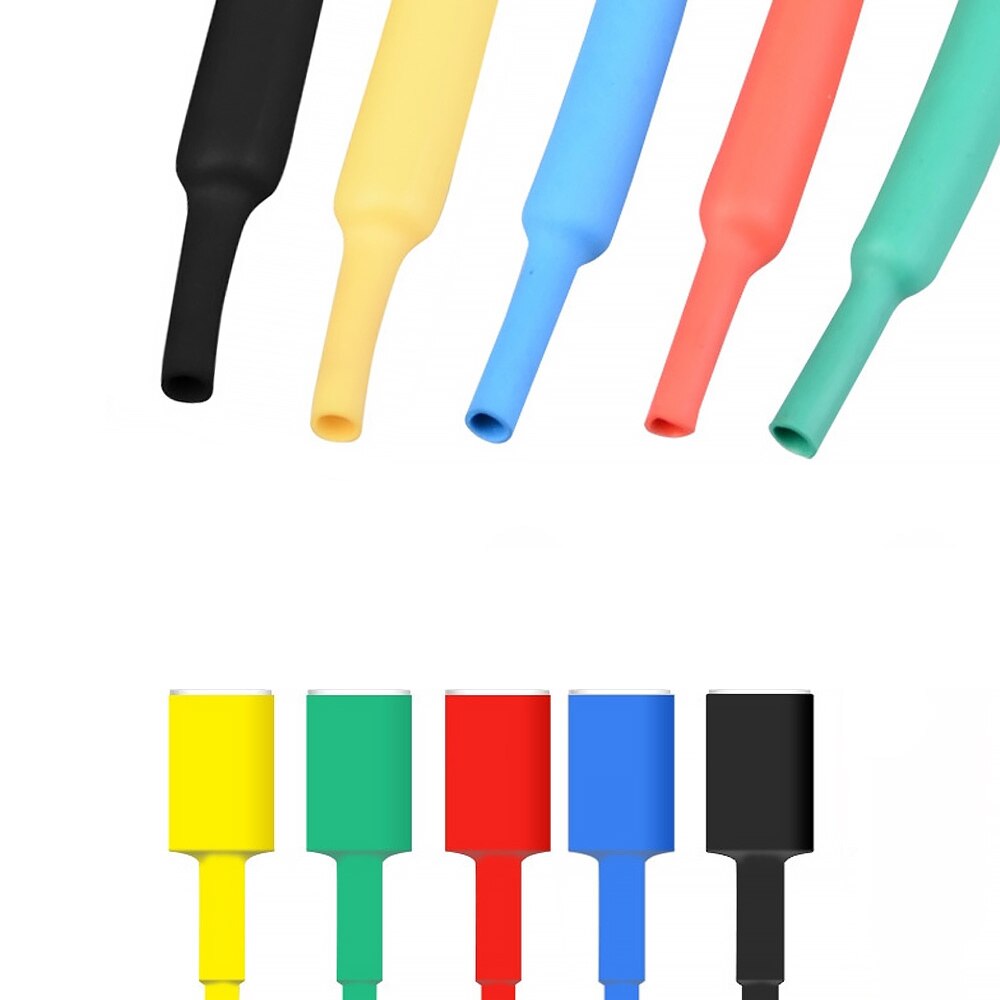 1M/Roll Heat Shrink Tube Sleeve For Apple iPhone 6 7 8 X XR iPhone 13 12Pro iPad Cable Protector USB Charger Cord Wrap 6mm