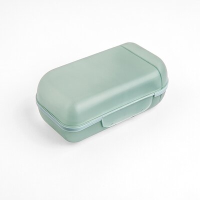 Plastic Travel Hygiene Storage Box Small Portable Storage Box with Buckle for Easy Cleaning Leak Proof Soap Holder: style3