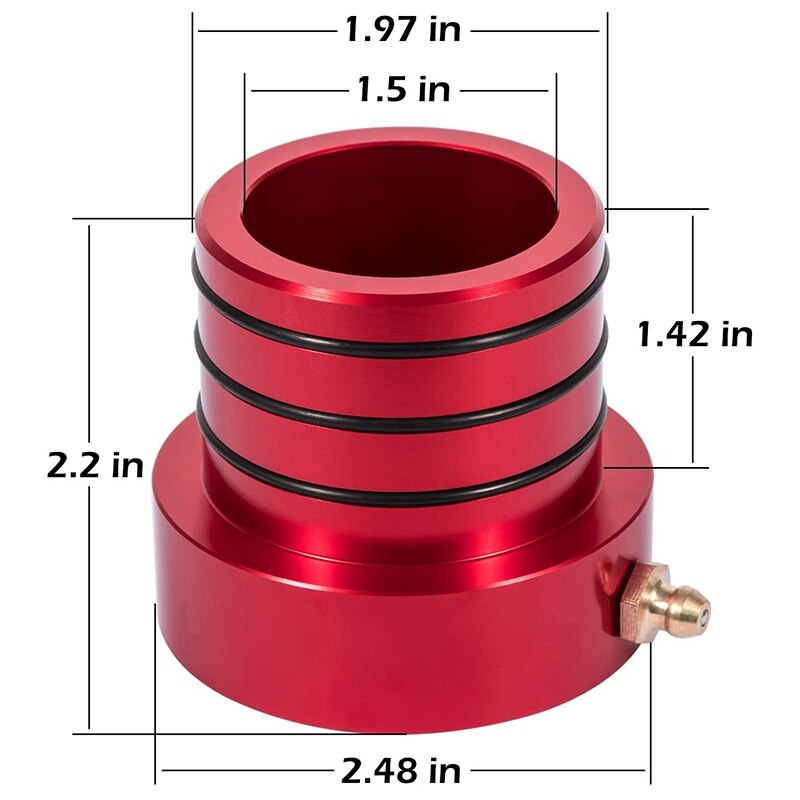 2 stk biltilbehør  mg21103 foraksel slangetætning dana 30/44 til jeep cherokee wrangler jk  yj 2x
