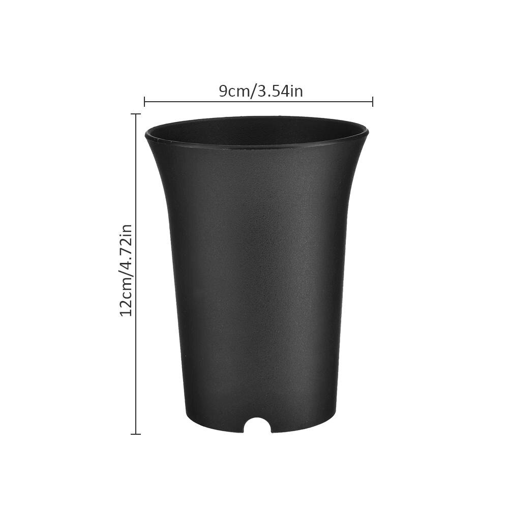 5 stk . 9*12cm sukkulentplante blomsterplanteskole potte plast potteholder fortykker rund frø opbevaring potte container hjem haveindretning