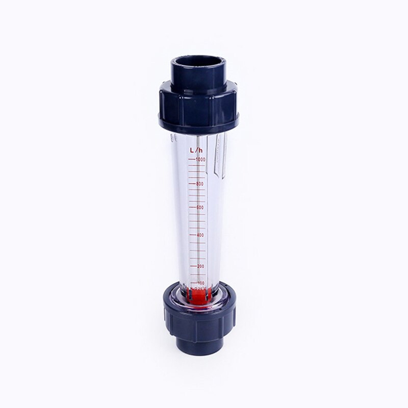 LZS Plastic 300-3000L/H DN25 Water Flow Meter Tube Water Rotameter Short Tube Liquid Measuring Tools Caudalimetro Agua