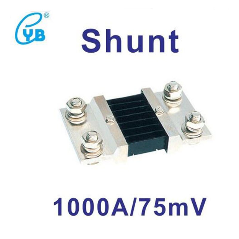 FL-2 Shunt 1000A 75mV Current Sensor Current Shunt Slotted Shunt Ammeter Multimeter Amper Meter 1000A