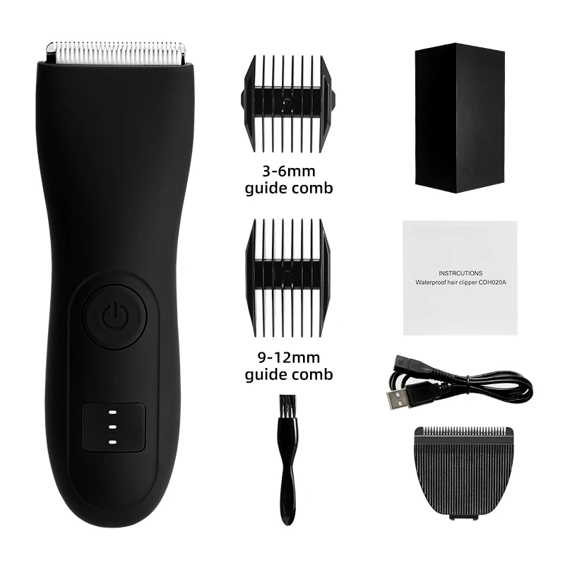 Mens Body Hair Trimmer voor Mannen Ballen Vrouwen Lady Shaver Ontharing Bikini Trimmer Lies & Body Shaver Groomer Arm Baard Scheermes: Oranje