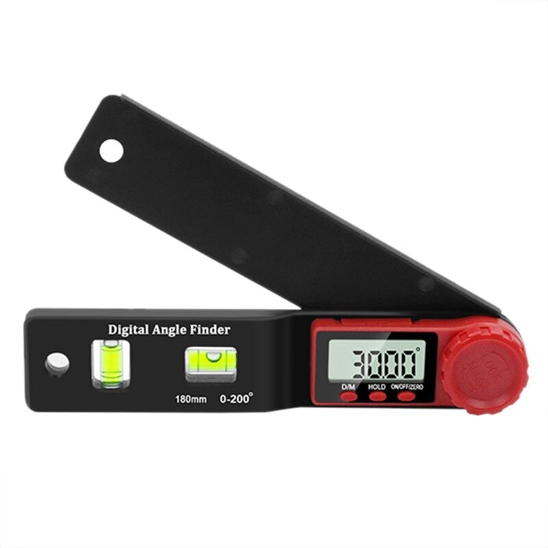 Digital Protractor Angle Finder Inclinometer electronic Level 200 degree with without Magnets Level angle slope test Ruler: Green