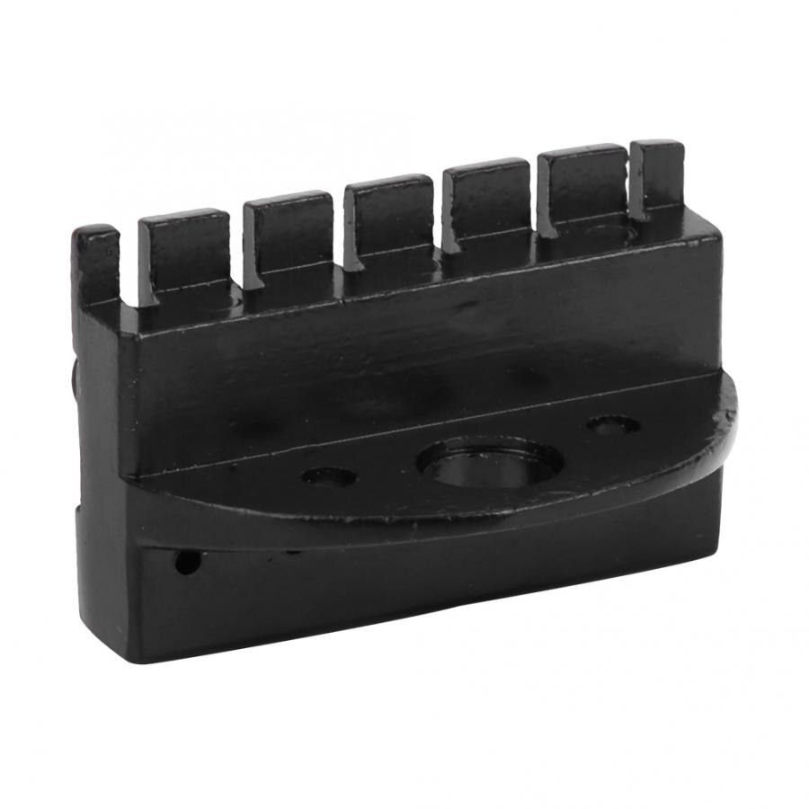 Zinc Alloy Locking Nut For Headless Electric Guitar Black Locking Nut With Wrench Screw Set Electric Instrument Accessories