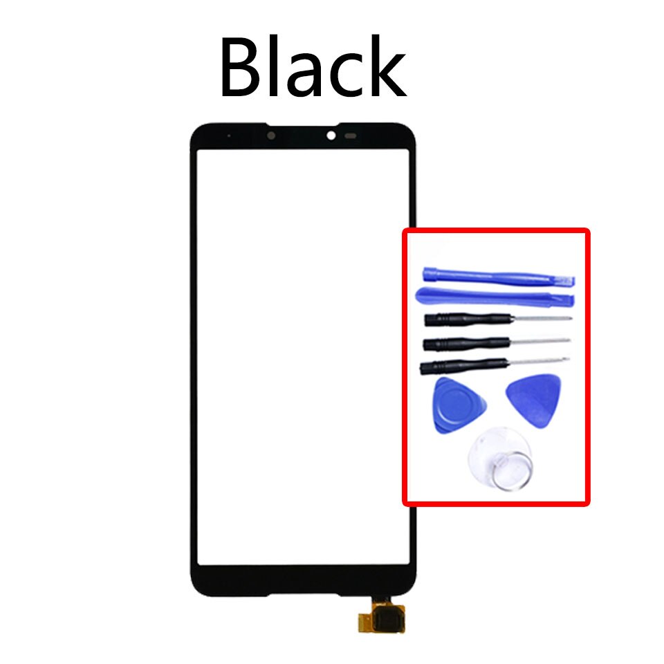 Voor Wiko Jerry 4 Touch Screen 5.99 Inch Touch Panel Digitizer Sensor Vervanging Voor Jerry4 Lcd Touch Glas Lens: Black-With tool