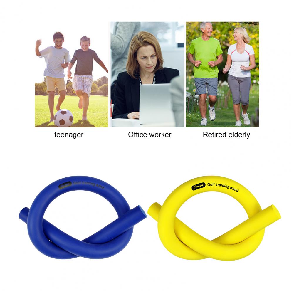 Entrenador de Swing de Golf de alta densidad, accesorio de línea muscular embellecedor para mejorar la fuerza inferior del cuerpo, tubo de espuma para Fitness