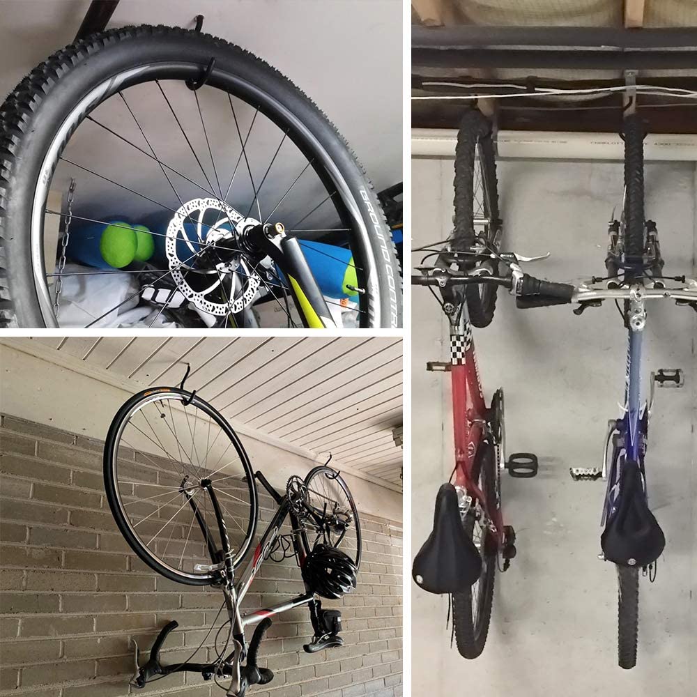 50/2Stck schwer Pflicht Fahrrad Lagerung Garage Haken einstellen, keller Werkzeug Einkaufen Zauberstab und Decke Montieren Fahrrad Hängen Garten Schlauch Schnüre
