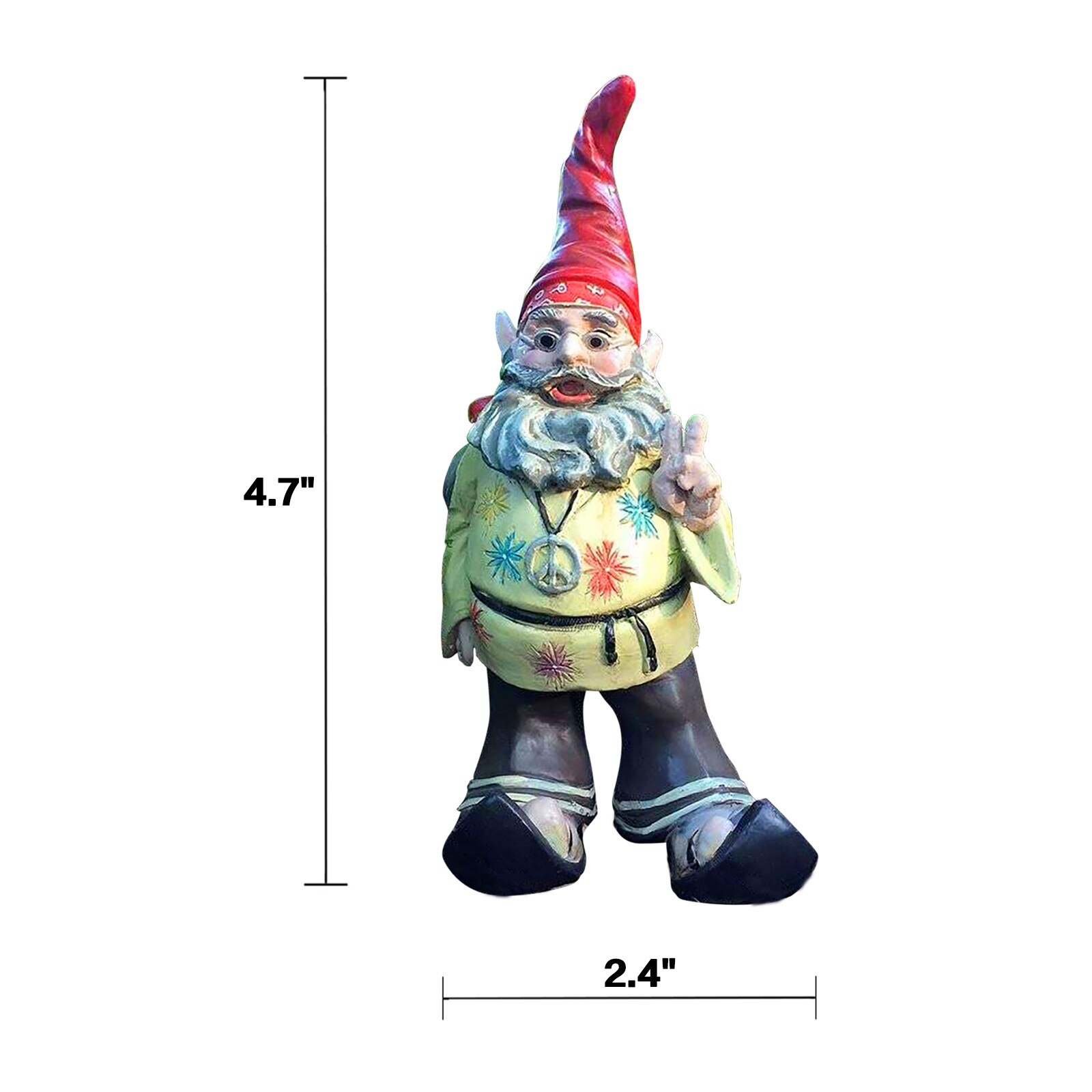 Garden Gnome Couple Statue – Hand-painted Gnome Garden Statues Weather-resistant Garden Decoration Outdoor Jardin