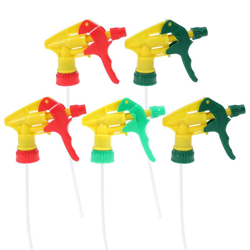 10 stk universal sprayflaske trigger plast spray dyser sprøjte udskiftning trigger spray toppe spray hoveder (tilfældig farve)