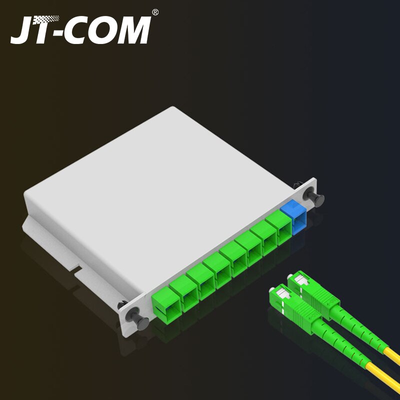 PLC Cassette Insertion Type SC APC 1x4 Fiber Optic Splitter 1x8 SC UPC Fiber Optical Box FTTH 1x16 PLC Splitter box