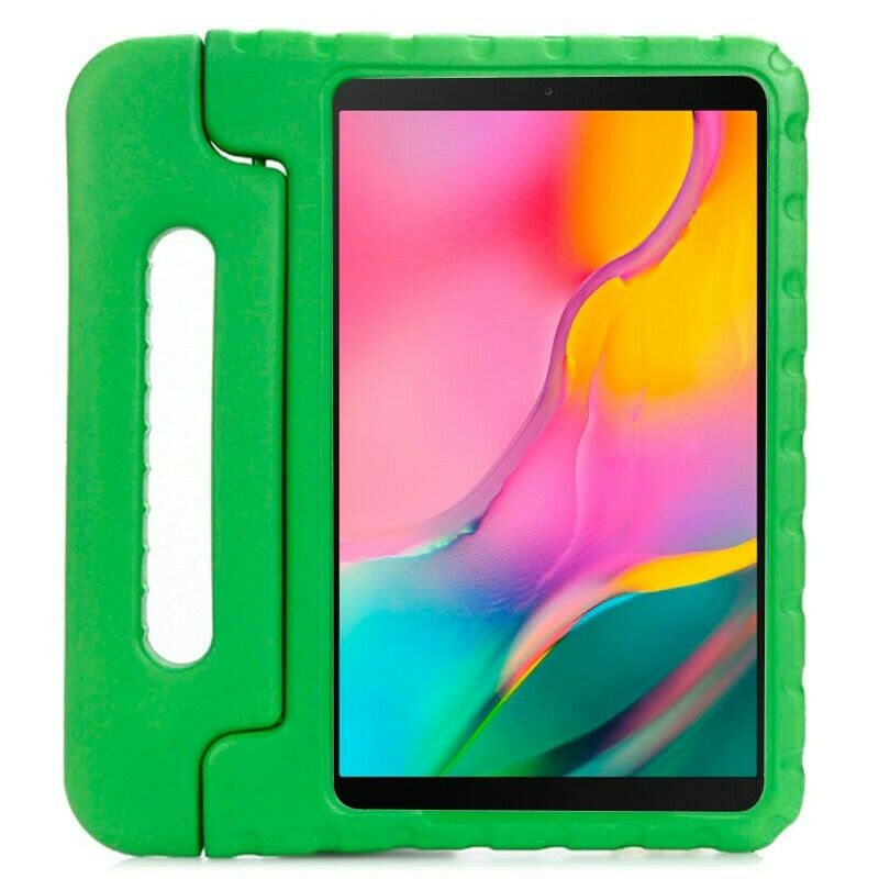 Kids Shockproof EVA Foam Handle Tablet Case Cover For Samsung Galaxy Tab 10.1"inch T510 T515: Green