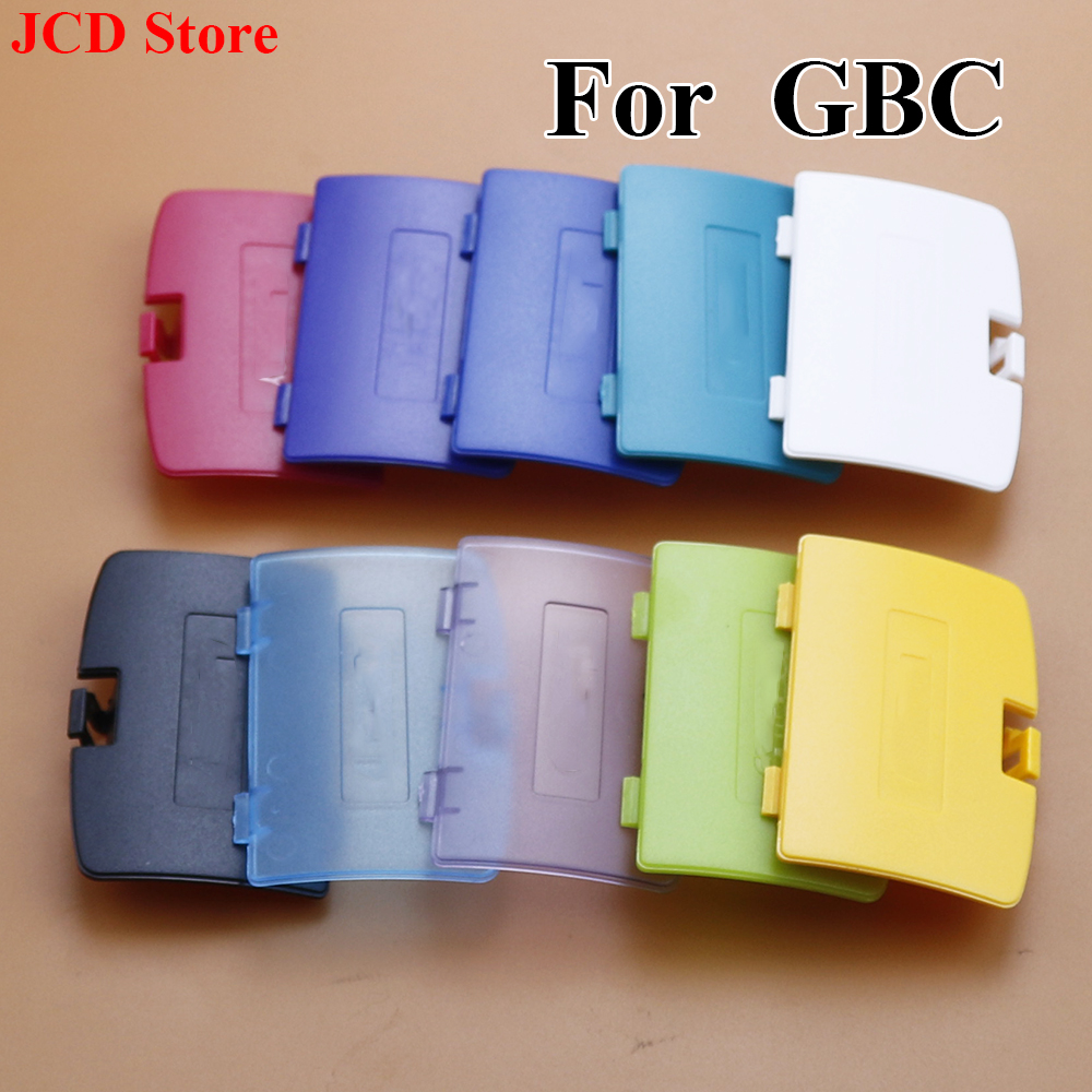 1Piece For GBC Battery Cover Case Shell Lid Door Replacement For Gameboy GBC Color Console Back Door Case Repair