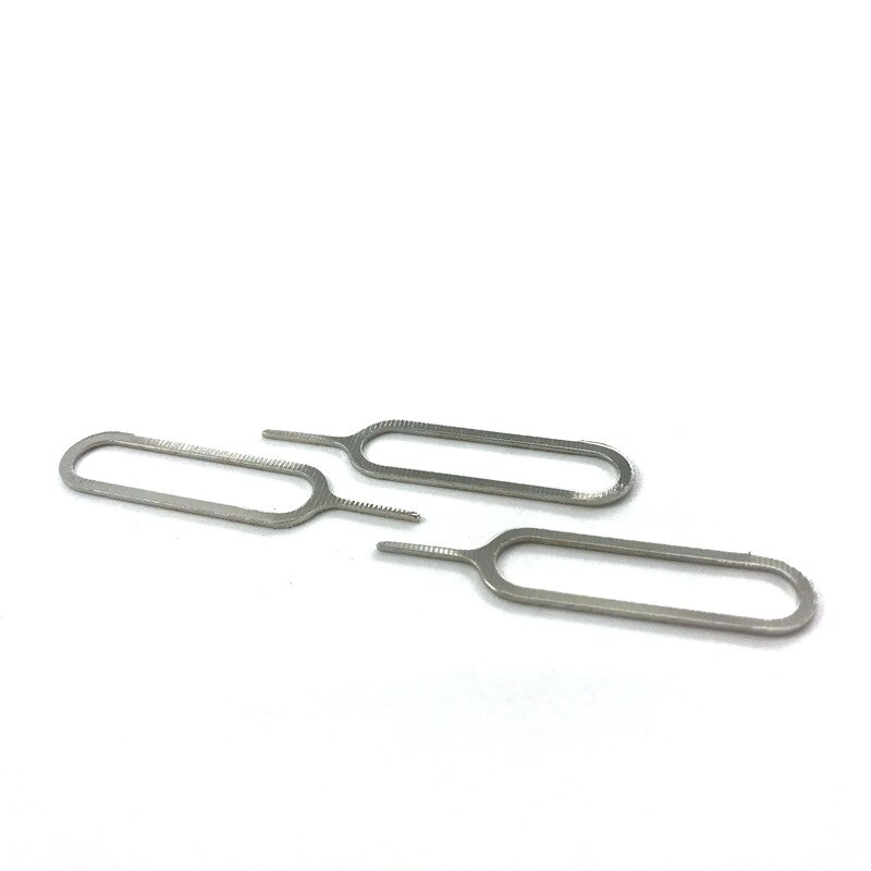 10 pièces nouvelle carte de téléphone broche prendre carte Sim décapant outil broche aiguille pièces de rechange pour iPhone Samsung Xiaomi Huawei ShipShopping