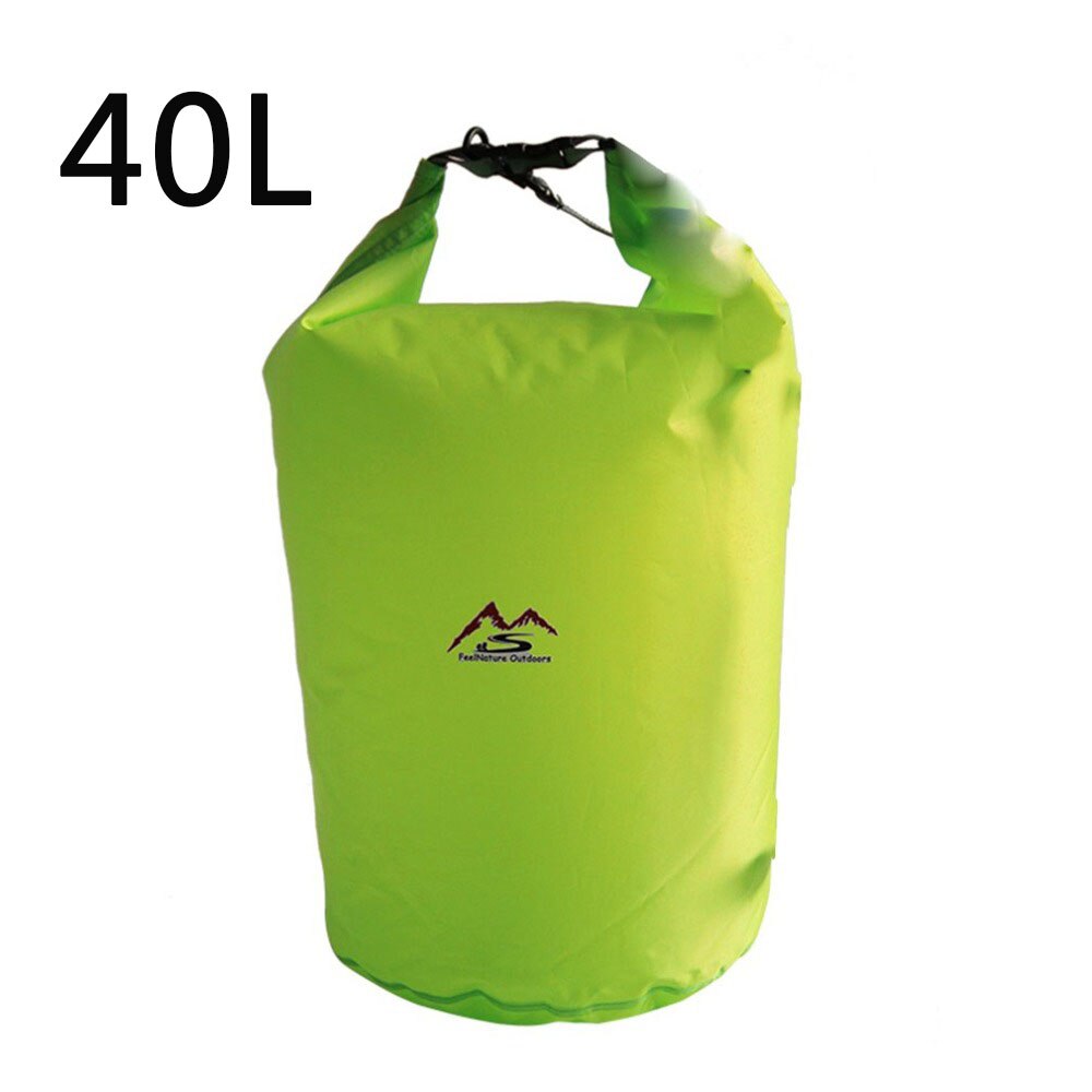 5L/10L/20L/40L/70 Outdoor Dry Waterproof Bag Dry Bag Sack Waterproof Floating Dry Gear Bags For Boating Fishing Rafting Swimming: Green-40L