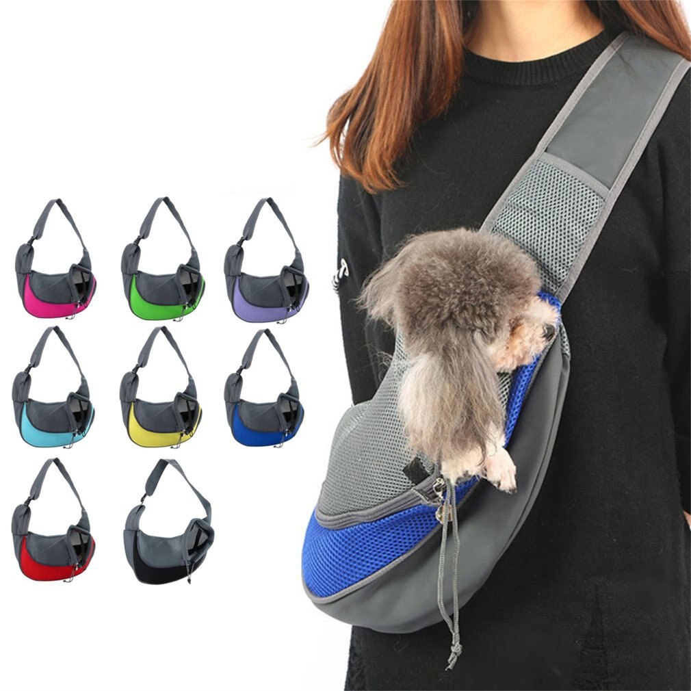Oddychająca siatka plecak na zwierzę kot i placki podróży przenośne ukośna torba na ramię torby na zwierzęta artykuły dla zwierząt