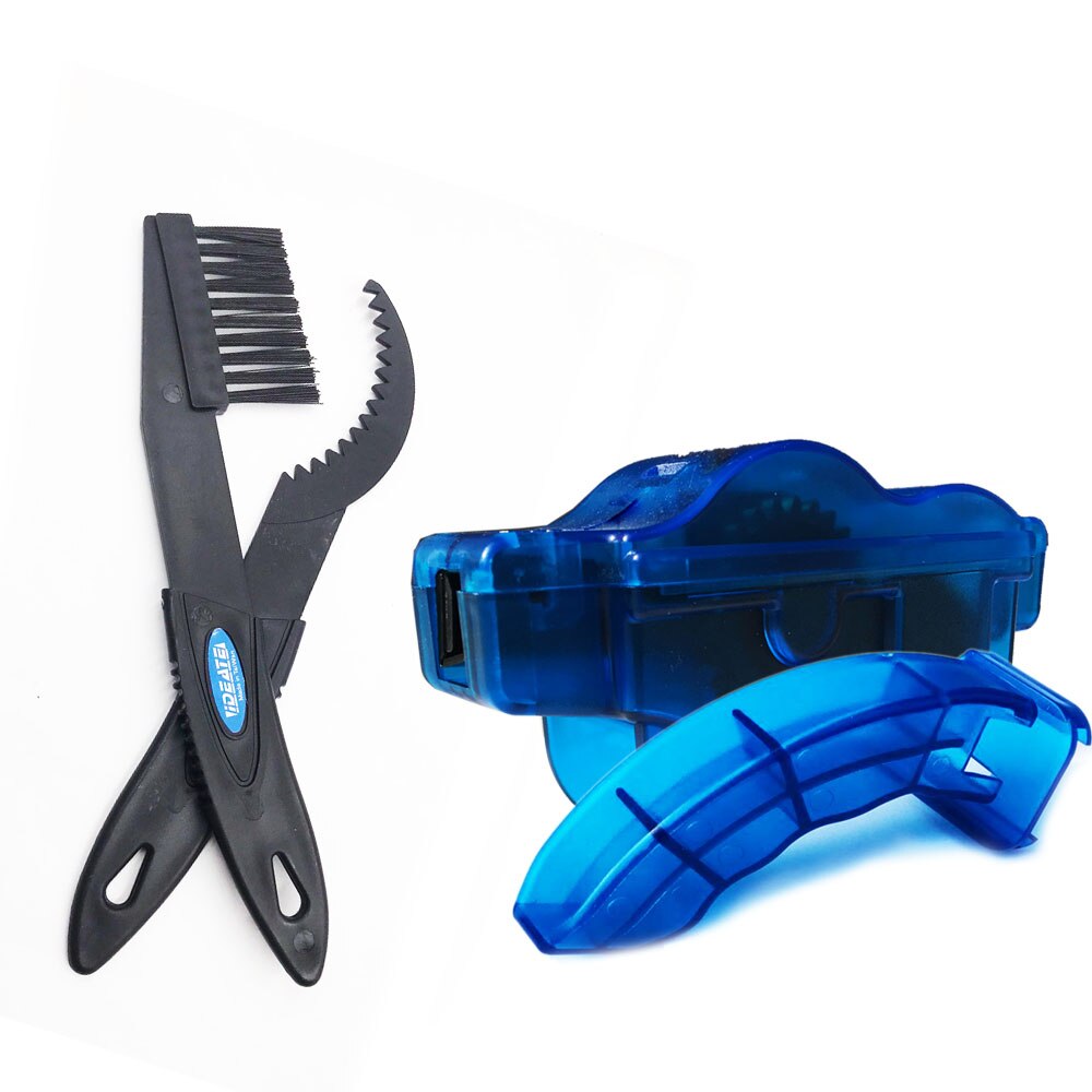 Limpiador de cadena de bicicleta cepillos de fregado, juego de herramientas de limpieza para bicicleta de montaña, Reparación de bicicletas: Brush and Scrubber