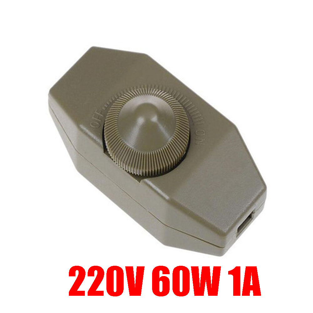 Led-lamp dimmer met snoer, 904 schakelaars, stekker voor tafel- of vloerlamp, dimmen aan/uit, dimmer schakelaar 220v 1a 60w aan/uit: Multi