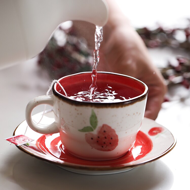 Japansk kop håndlavet nordisk tallerkensæt miljøvenligt køkkenredskab kop tazas cafe hjemme drikkevarer  db60bd: Default Title