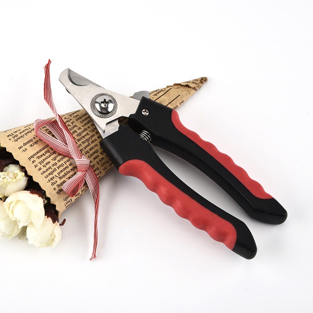 Pet Cat Dog Nail Clipper Cutter With Sickle Stainless Steel Grooming Scissors Clippers for Pet Claws Dog Supplies