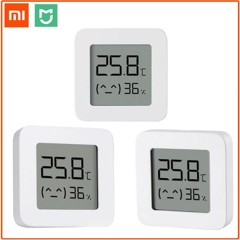 Originele Xiaomi Mijia Bluetooth Thermometer 2 Draadloze Smart Elektrische Digitale Hygrometer Thermometer Werken Met Mijia App