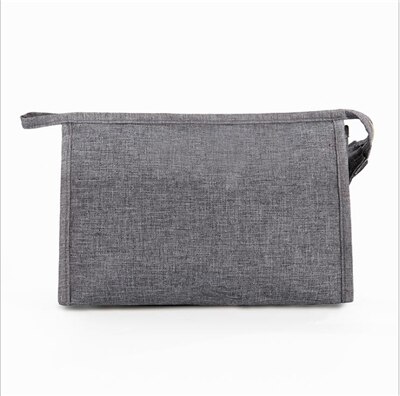 Vrouwelijke Make-Up Tas Neceseries Cosmetische Gevallen Reizen Fluwelen Toiletartikelen Organizer Waterdichte Opslag Wassen Handtassen Sac Maquillage: gray