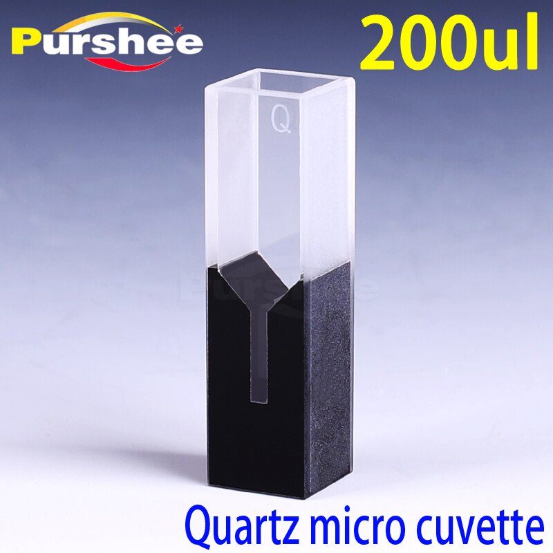 Sub-Micro quartz cell with black walls and lid(200ul)