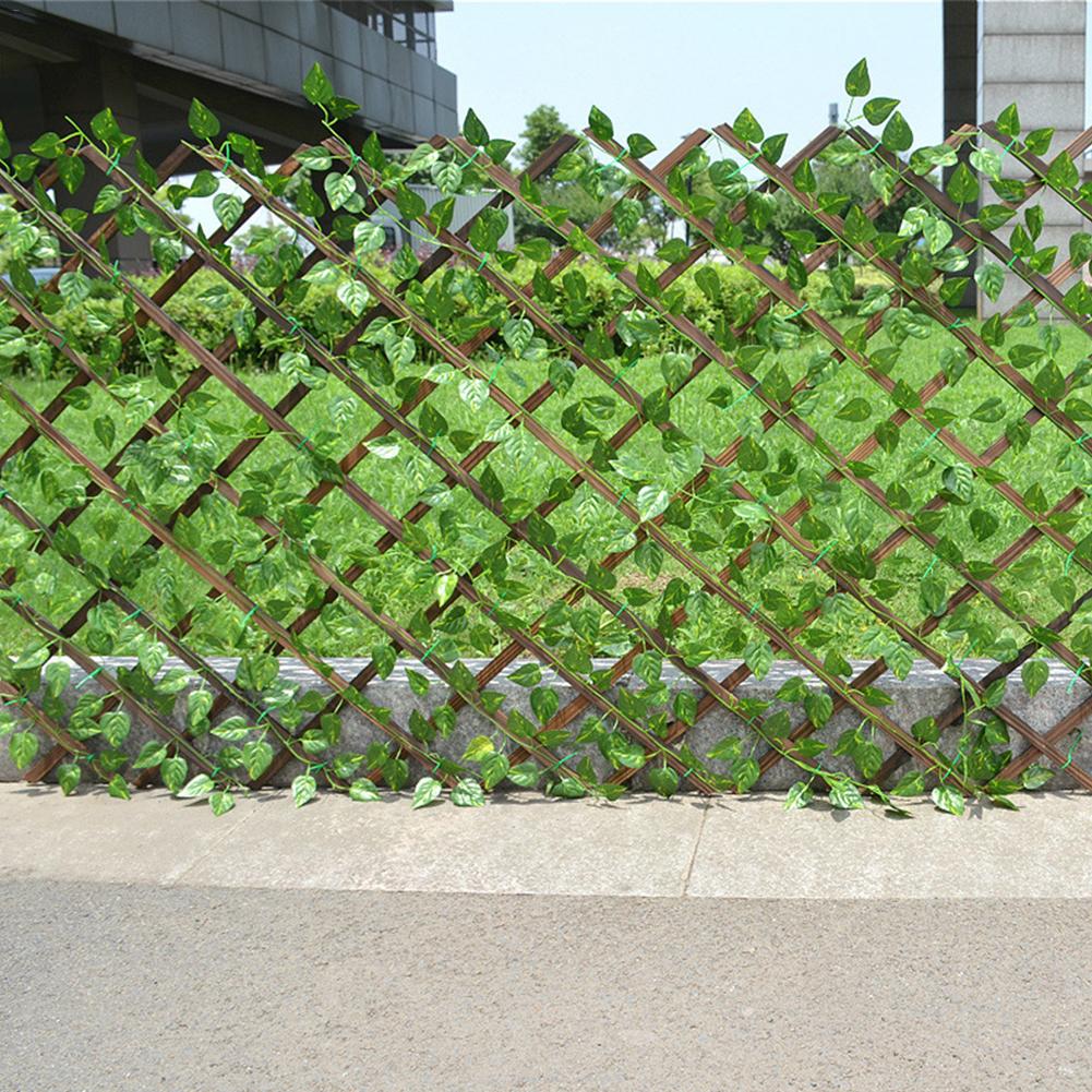 40cm kunstig haveplantehegn uv beskyttet privatlivsskærm udendørs indendørs brug havehegn baghave hjemindretning grønne væg