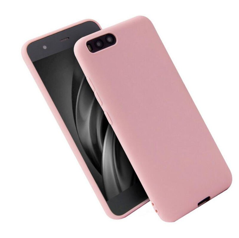 Capa de silicone tpu transparente e fosca, proteção ultra fina para xiaomi mi 6 mi6