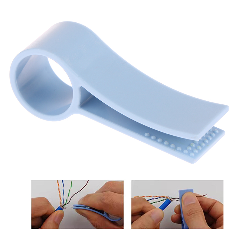 Network Cable Untwist Tool, Engineer Wire Straightener For CAT5/CAT5e/CAT6 Wires Pair Separator Tools Quickly & Easily Untwists