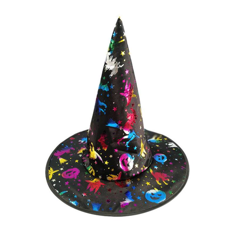 Heksenhoed voor kinderen, thuis, breder, betrouwbaar, zwarte heksenhoed voor volwassenen, voor halloween-kostuums, halloween-feestaccessoires