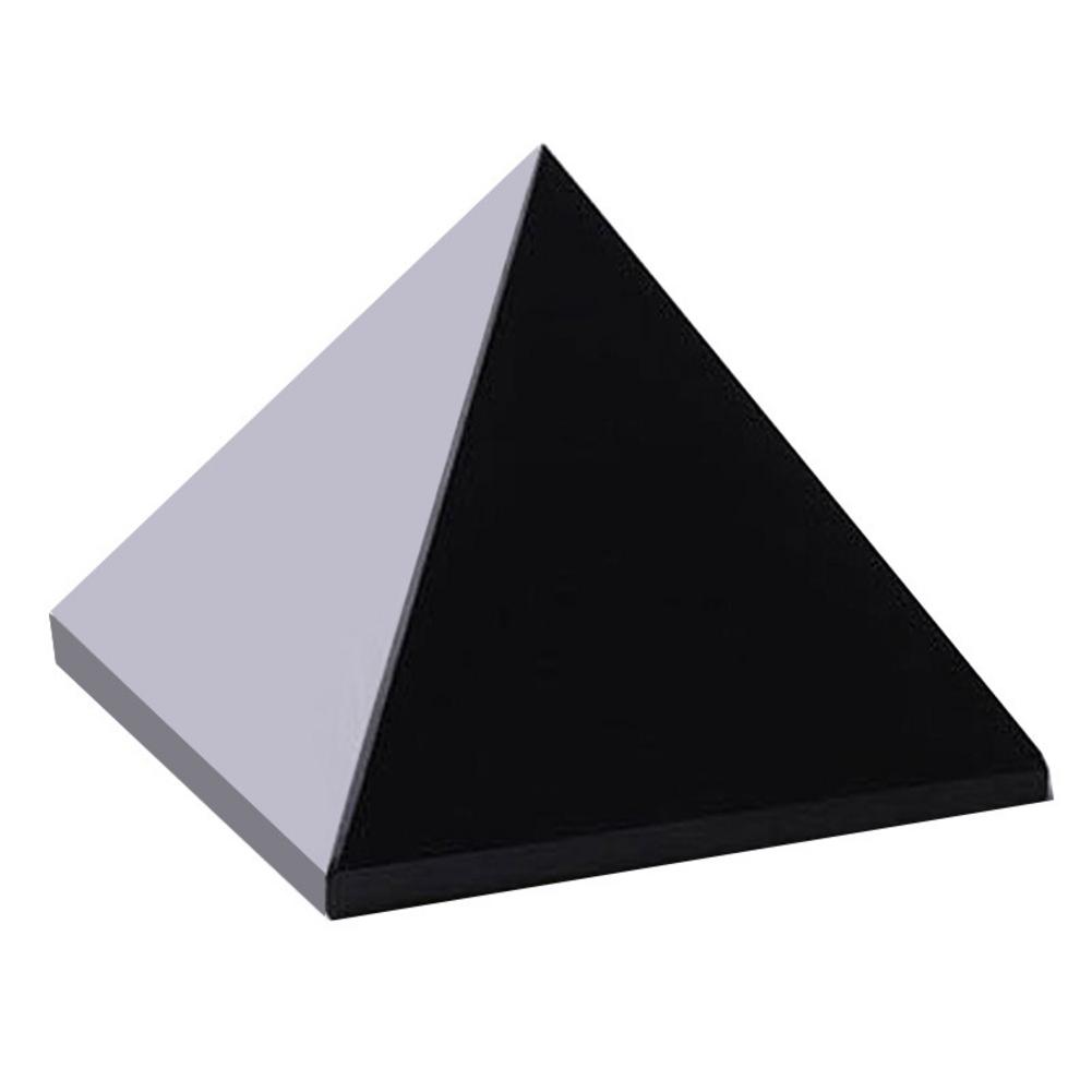 Obsidiaan Piramide Woonkamer Natuurlijke Kristal Steen Obsidiaan Piramide Ornamenten