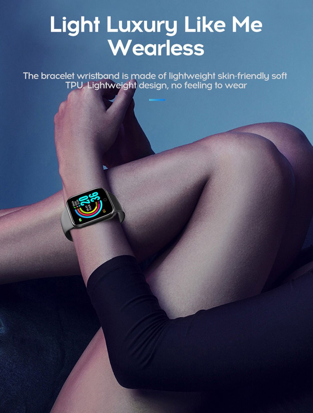 Smart Watch Y68 Waterproof Heart Rate Tracker-Fitness Wristband for IOS Android Wristband Waterproof Bluetooth Sport Smartwatch