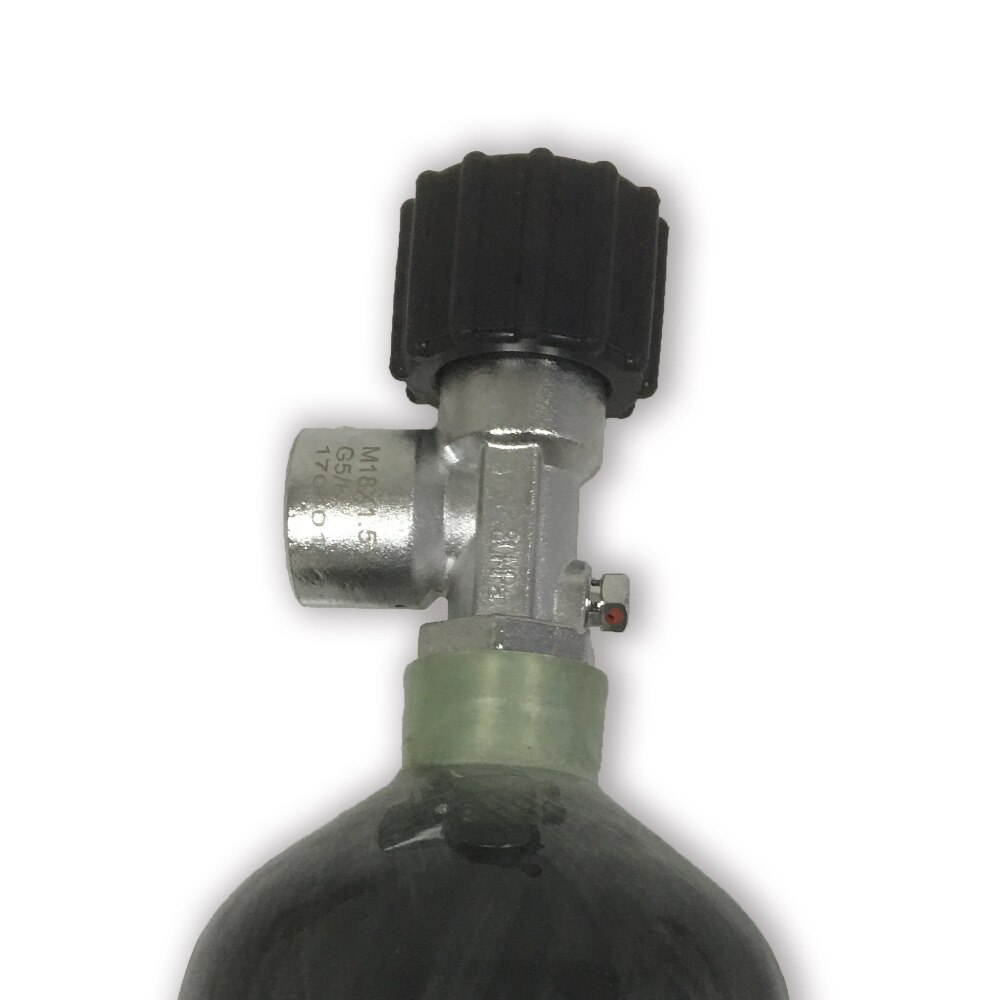 Pcp ventil gasflaske højtryks fuldt indpakket kulfiber lufttank flaske ventil gevind  m18*1.5