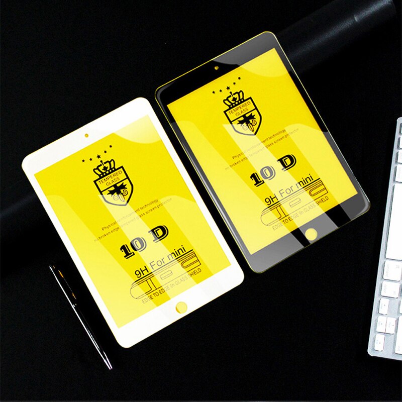 10d tablet pc gehard glas voor apple ipad mini 5 4 3 2 screenprotector voor ipad mini 5 volledige dekking 9h beschermglas