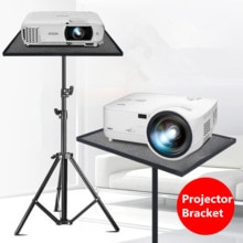 Universal Metal Tray Projector Tripod Stand 29x39cm Platen Platform With 0.5M 1.5M Tripod Adjustable Height Laptop Floor Holder
