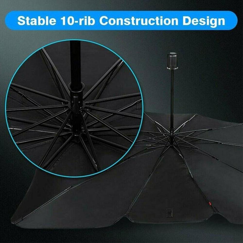 Pliable voiture parapluie pare-brise couverture protecteur parasol couvre pare-soleil Portable argent voiture parasol Auto pare-soleil Durable