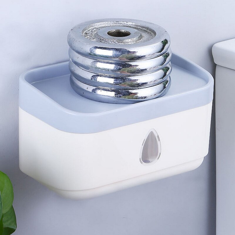 Wall Mounted Toilet Paper Holder Bathroom Toilet Paper Box Free Punch Papers Holder Waterproof Tissue Box Bathroom Accessories