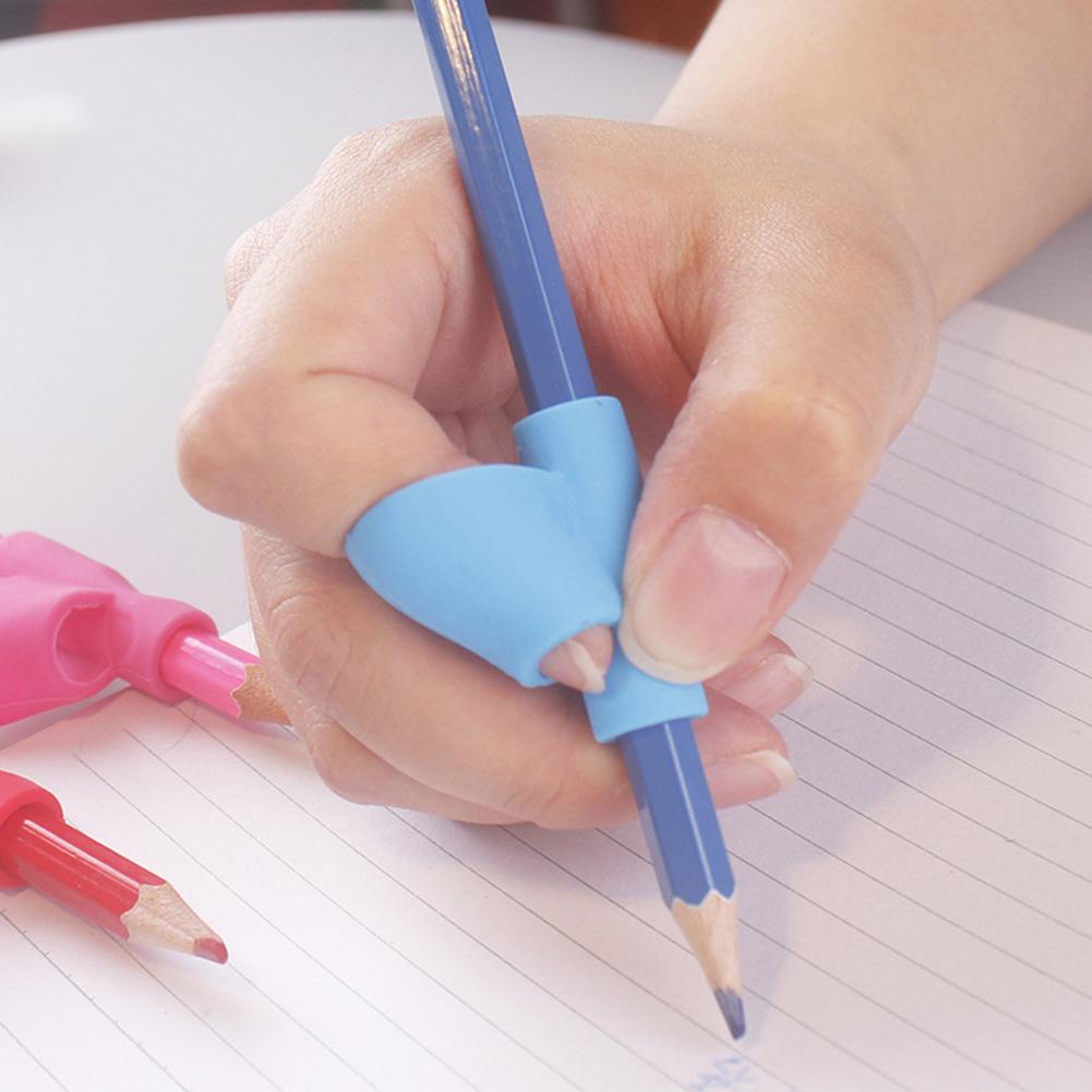 5Pcs Pencil Grip Ergonomic Writing Aid for Righties Kids Learning Hold Pen Writing Posture Correct Fit on Pencil Pen Crayon